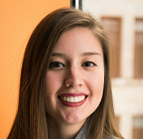 Victoria Lawson, CFO e líder de uma empresa de trading financeiro, retrato